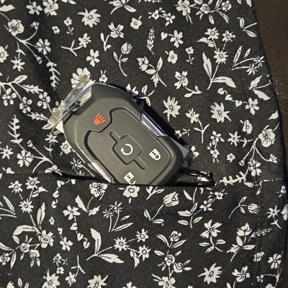 Krimson Klover Black White Floral Padded Shelf Bra Hidden Pocket Sundres Size L - Picture 14 of 15